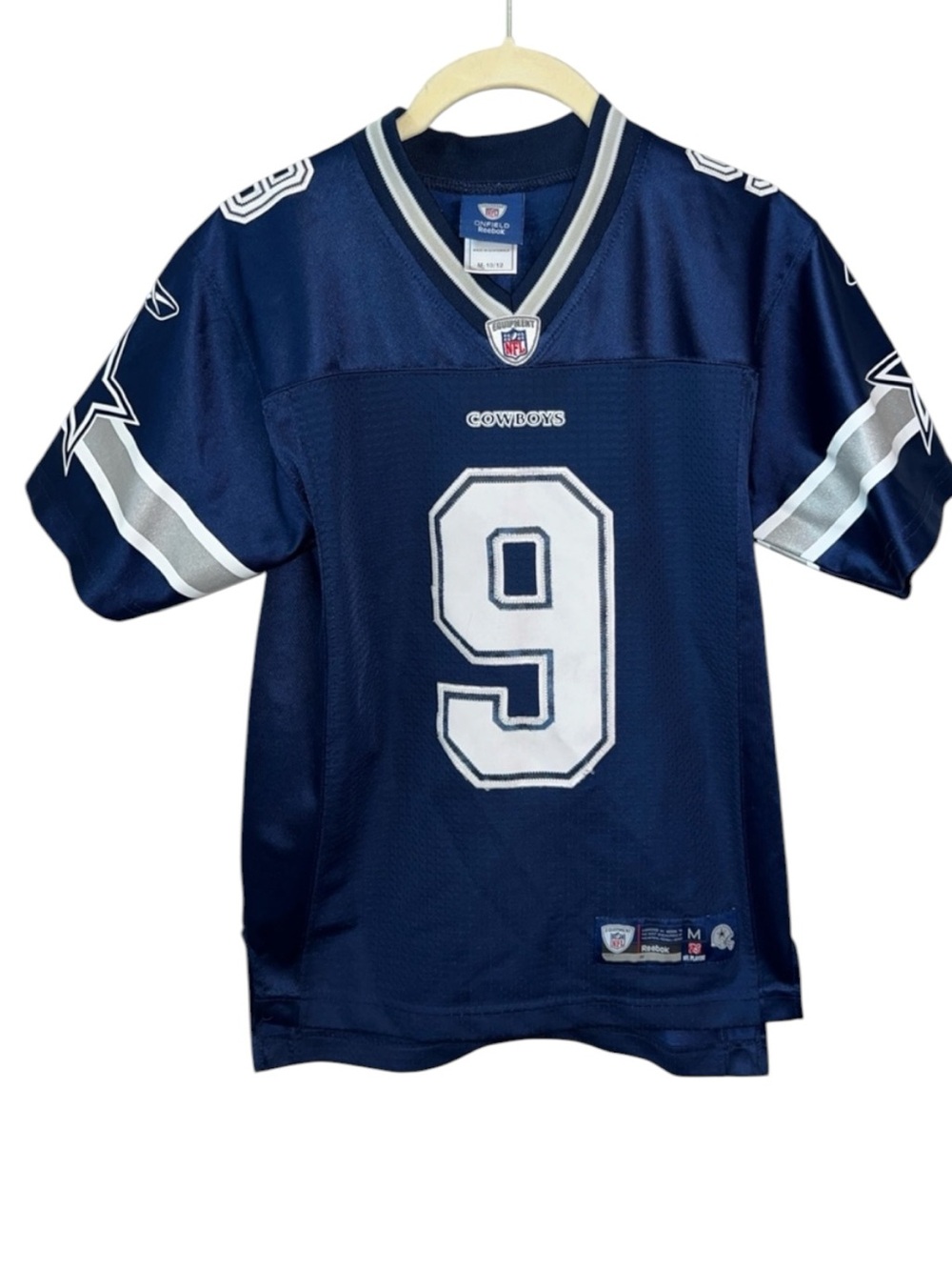 Reebok Onfield Dallas Cowboys Tony Romo #9 Navy NFL Football Jersey Size M